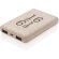 Powerbank ultracompacto 5000 mAh fibra de trigo y ABS con doble USB Marron detalle 6