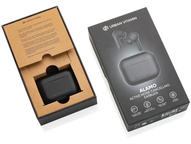 Auriculares alamo urban vitamin anc con cancelación de ruido y modo transparencia Negro detalle 14