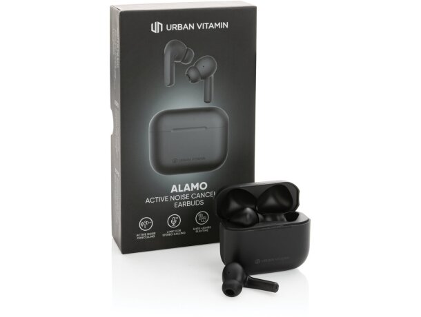 Auriculares alamo urban vitamin anc con cancelación de ruido y modo transparencia Negro detalle 13