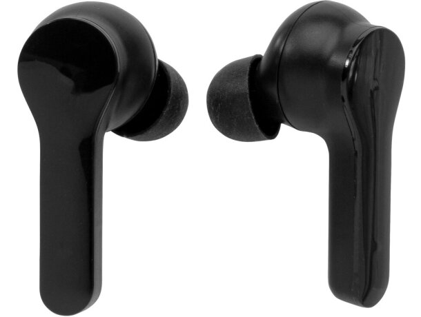 Auriculares promocionales de plástico BT 5.0 Negro detalle 5