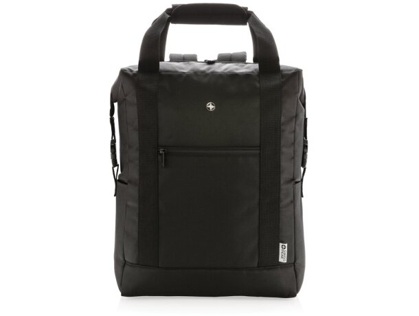 Nevera bolsa térmica corporativa swiss peak xxl sin pvc gran capacidad Negro detalle 3