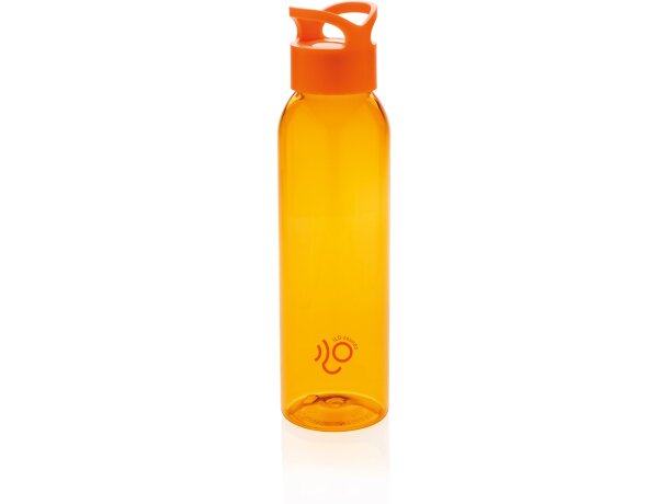 Botella de agua antigoteo AS personalizada naranja