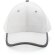 Gorras de béisbol eco-impact aware 6 paneles algodón reciclado 280gr Blanco detalle 12