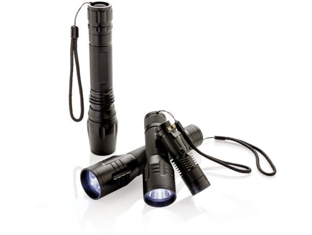 Linternas personalizadas compactas y brillantes de 3W CREE con 85 lúmenes Negro detalle 6