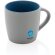 Tazas de cerámica mate con interior colorido 300ml aptas lavavajillas Azul/gris detalle 21