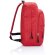 Mochila infantil personalizada Basic poliéster 600D y 3 bolsillos con cremallera Rojo detalle 4