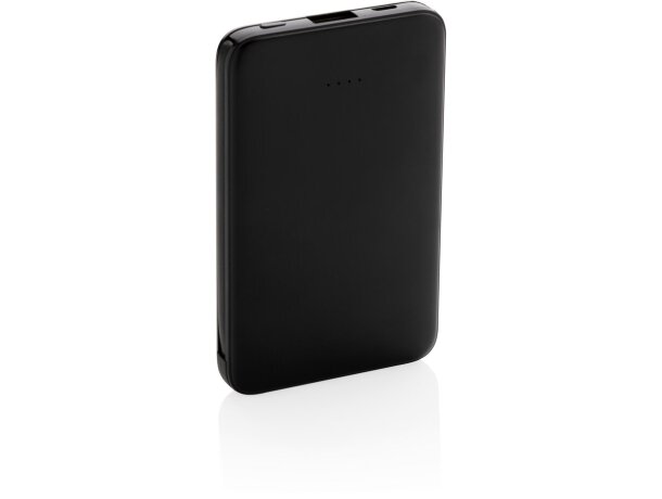 Powerbank 5.000 mAh de bolsillo con cables integrados 3 en 1 Negro detalle 3