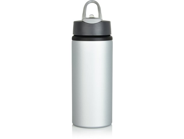 Bidones personalizados baratos de aluminio 800ml para deporte Gris/antracita detalle 2