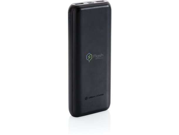 Powerbank corporativo carga rápida 20.000 mAh para tus aventuras Negro detalle 5