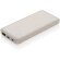 Powerbank ultraplano 10.000 mAh fibra de trigo natural y ABS detalle 1