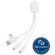 Cargadores USB cable 6 en 1 antimicrobiano con protección permanente detalle 1