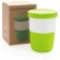 Tazas PLA café 380ml elegantes y sostenibles con agarre de silicona Verde detalle 35