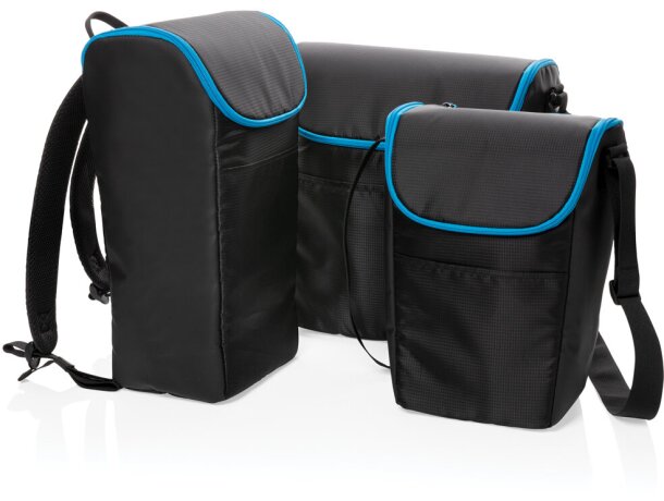 Neveras explorer para exteriores con capacidad para 6 latas o 2 botellas Negro/azul detalle 7