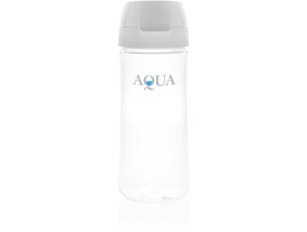 Botella Tritan™ Renew 0,5L fabricada en EU personalizada blanco/transparente