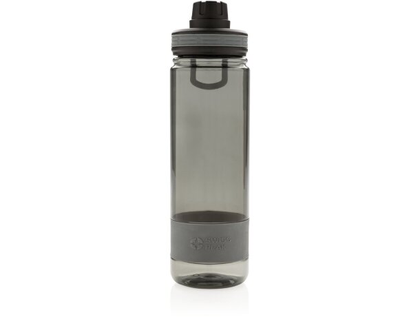 Botella tritan antigoteo 750 ml personalizada gris/antracita