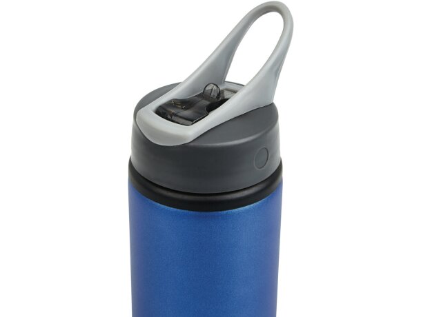 Bidones personalizados baratos de aluminio 800ml para deporte Azul/antracita detalle 27