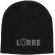 Gorro de lana con logotipo Impact Aware ligero con hilo Polylana reciclado Negro detalle 4