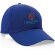 Gorras de béisbol eco aware 100% recicladas con ahorro real de agua Azul detalle 42