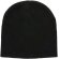 Gorro de lana con logotipo Impact Aware ligero con hilo Polylana reciclado Negro detalle 2