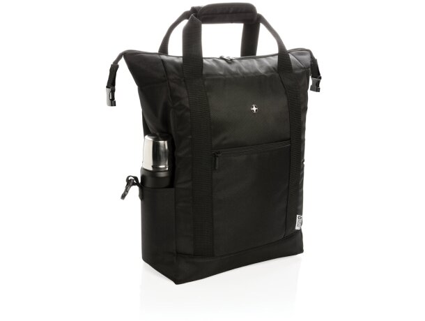 Nevera bolsa térmica corporativa swiss peak xxl sin pvc gran capacidad Negro detalle 1