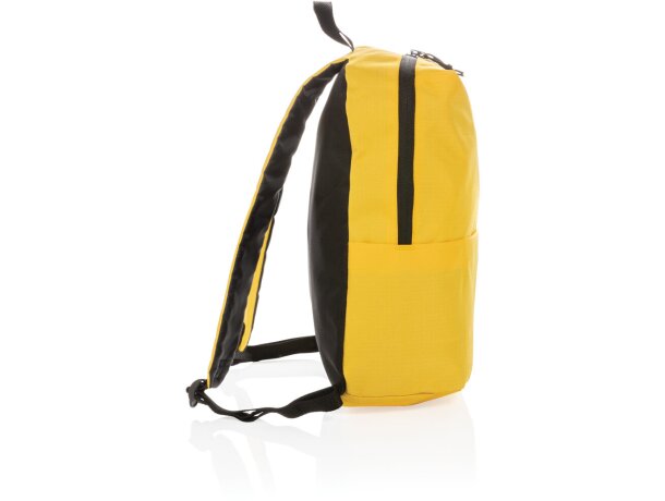 Mochila para gimnasio barata sin PVC con diseño aerodinámico y práctica Amarillo detalle 19