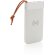 Powerbank aria 8000 mAh con carga inalámbrica y diseño nórdico Blanco detalle 6