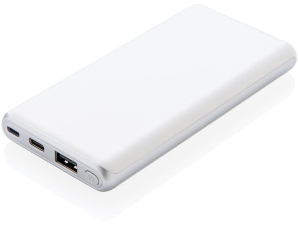 Batería externa personalizada plástico de 10000 mah Blanco detalle 11