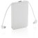 Powerbank 5.000 mAh de bolsillo con cables integrados 3 en 1 Blanco