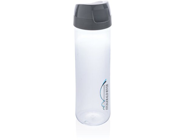 Botella Tritan™ Renew 0,75L fabricada en EU personalizada gris/transparente