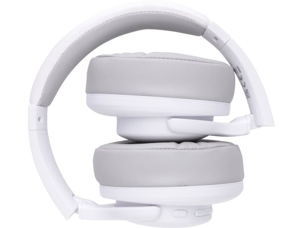 Auriculares inalámbricos personalizados de plástico en colores Blanco detalle 16