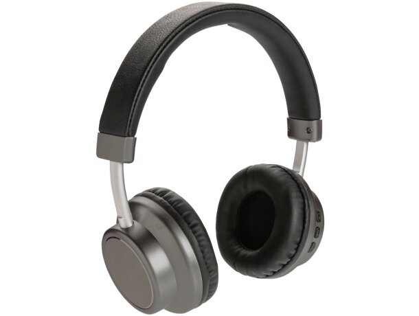 Auriculares de aluminio diadema extensibles Gris/negro detalle 8