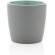 Tazas de cerámica mate con interior colorido 300ml aptas lavavajillas Verde/gris detalle 28