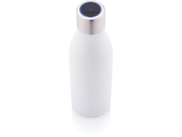 Botellas térmicas con esterilizador UV-C de 500ml sin BPA acero inoxidable Blanco detalle 3