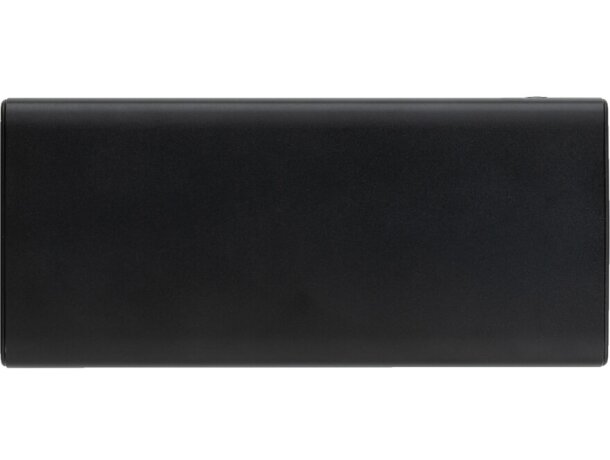 Powerbank PD de aluminio 18W 10000 mAh carga rápida y luces indicadoras Negro detalle 2