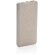 Powerbank ultraplano 10.000 mAh fibra de trigo natural y ABS Marron detalle 3