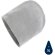 Gorro de lana con logotipo Impact Aware ligero con hilo Polylana reciclado Gris