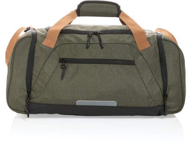 Bolsas de viaje ecoaventura aware con amplio espacio reciclado Verde detalle 6