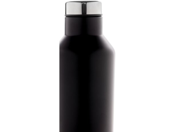 Botella termo personalizada de acero inoxidable al vacío 500ml Negro detalle 4