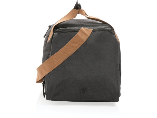 Bolsas de viaje ecoaventura aware con amplio espacio reciclado Negro detalle 2