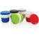 Tazas pla café 280ml sostenibles con agarre de silicona y tapa Rojo detalle 19