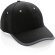 Gorras de béisbol eco-impact aware 6 paneles algodón reciclado 280gr Negro detalle 7