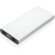 Powerbank PD de aluminio 18W 10000 mAh carga rápida y luces indicadoras Plata