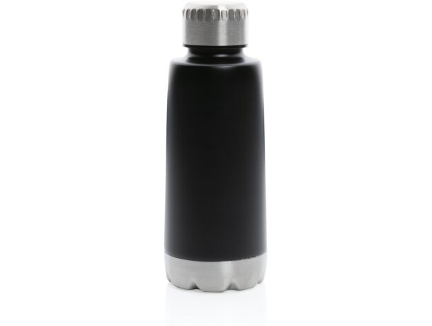 Botellas termo personalizadas de acero inoxidable sin BPA 350ml Negro detalle 1