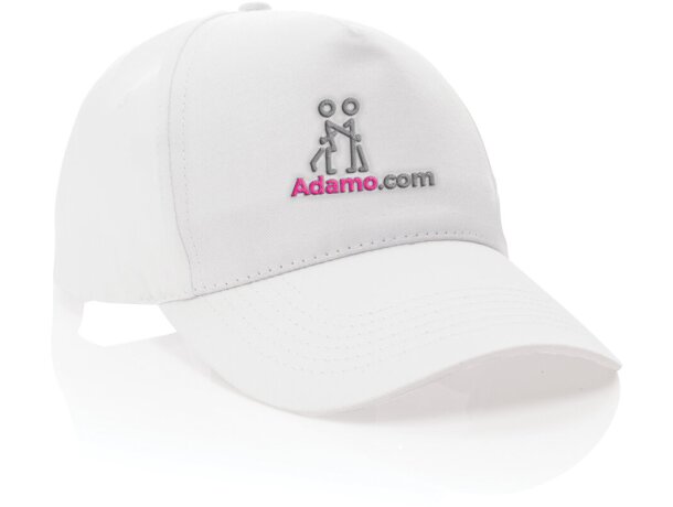 Gorras de béisbol eco-aware cuenta tu historia sostenible con aware™ Blanco detalle 17