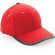 Gorras de béisbol eco-impact aware 6 paneles algodón reciclado 280gr Rojo detalle 28