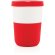 Tazas PLA café 380ml elegantes y sostenibles con agarre de silicona Rojo detalle 16