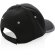 Gorras de béisbol eco-impact aware 6 paneles algodón reciclado 280gr Negro detalle 5