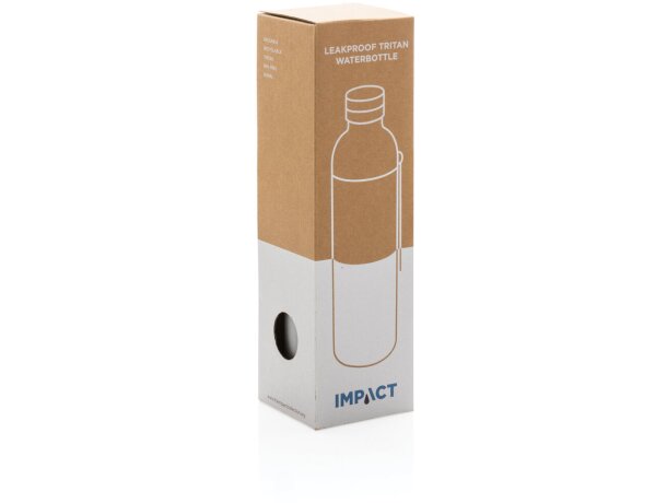 Botella tritan al vacío Impact personalizada blanco/blanco