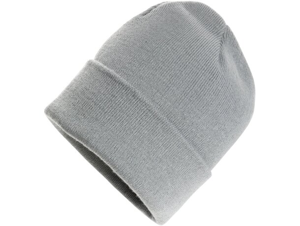 Gorros de lana Impact Polylana® ahorra 5 litros de agua y usa blockchain Gris detalle 9