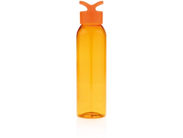 Botella de agua antigoteo AS personalizada naranja